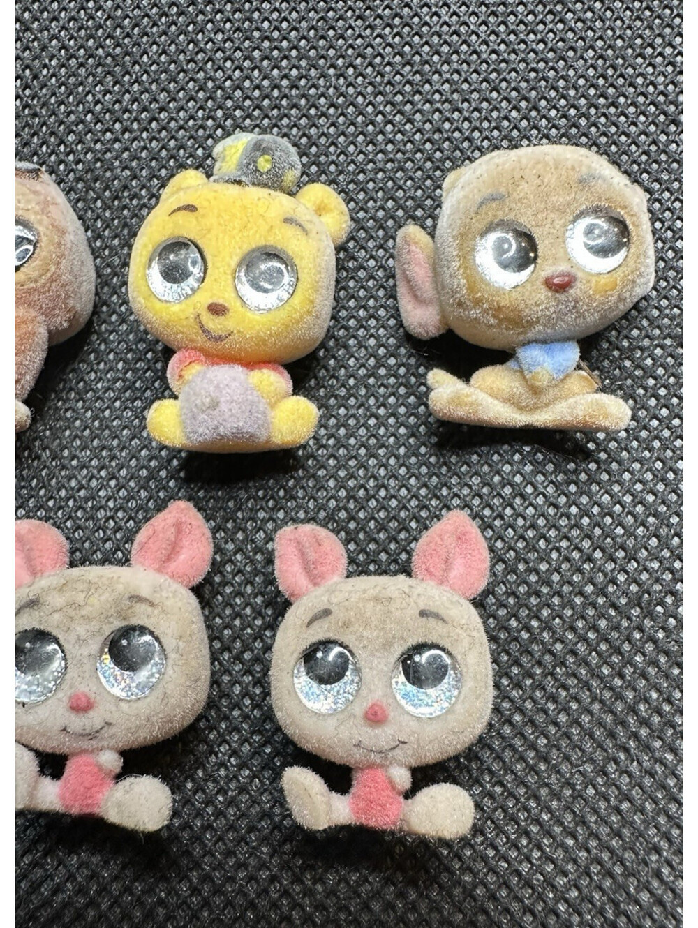 Disney Doorables Flocked Velvet Lot of 5 Pooh Piglet Dumbo Owl Rare - Picture 3 of 4